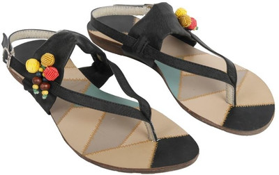 64% OFF on Artist V Strap Women's Designer Print Flats