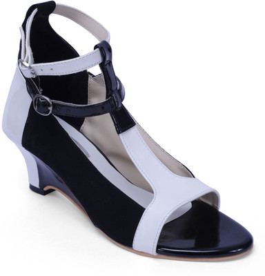 We Witches White Meets Black Wedges