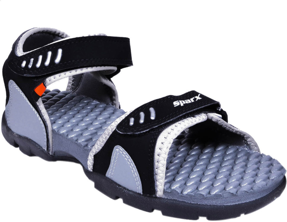 Sparx Men Black Grey Sandals Black Grey SNDEBMN5C3YEWBNX