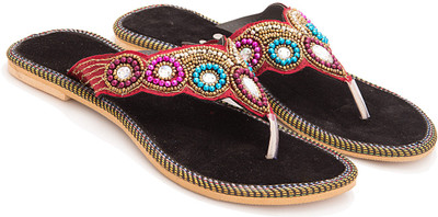 46% OFF on Ridhi Sidhi Women's Mirror Work Flats