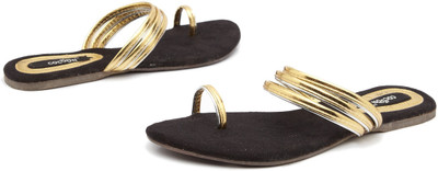 34% OFF on Cocoon Gold Metallic Fun Stylish Flats