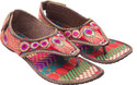 63% OFF on Myra Pair Of Multicolored Embroidered Sandals Flats