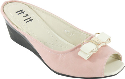 74% OFF on Heels & Handles Women's Heel Peep Leather Wedges 74% OFF on Heels & Handles Women's Heel Peep Leather Wedges