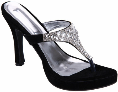 16% OFF on Soft & Sleek Bright Attractive Black Girls Heels