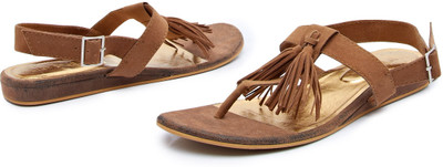 49% OFF on Bluebean Fringed Chic Flats