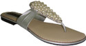 44% OFF on Senso Vegetarian Ladies Silver Beads Flats
