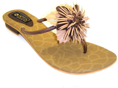 28% OFF on Senso Vegetarian Ladies Beige Flower Flats