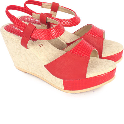 50% OFF on Urbanwoods Red Wedges
