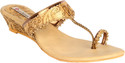 40% OFF on Indulgence Brocade Finish Low Wedges