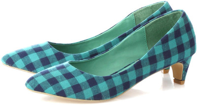 31% OFF on Vero Couture Chequered Chic Pumps Leather Heels