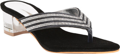 50% OFF on Adorn A10-25206 Black Heels