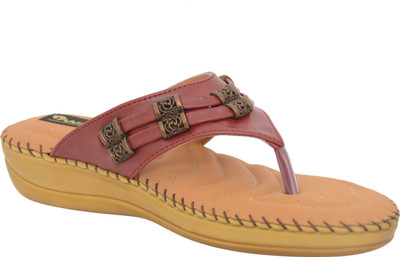 37% OFF on 1 Walk Orthopedics Collection Dr Comfortable Maroon Flats
