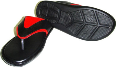 30% OFF on Senso Vegetarian Mens Casual and trendy V-Shaped Black Sandals