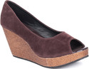 50% OFF on Soft & Sleek 1349 Brown Wedges