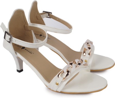 50% OFF on Urbanwoods White Heels