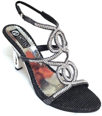 34% OFF on Senso Vegetarian Ladies Fancy Wedding Black Heels