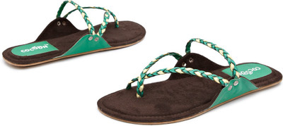 34% OFF on Cocoon Dark Green Braided Bombshell Kolhapuris Flats 34% OFF on Cocoon Dark Green Braided Bombshell Kolhapuris Flats