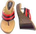 20% OFF on Diva Burmi with Black-Red Matching Upper Wedges 20% OFF on Diva Burmi with Black-Red Matching Upper Wedges