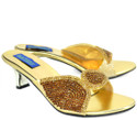 Blue Parrot 0154 Gold Heels