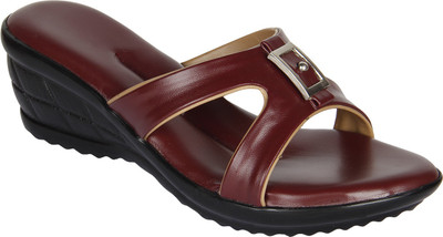 70% OFF on Niremo Cherry Adorable Synthetic Leather Wedges