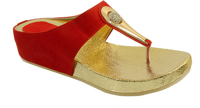 44% OFF on Admirai Red Wedges