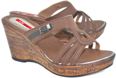 Shoedeal 8249 Brown Wedges