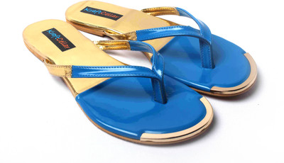 54% OFF on Kraft Cellar Blue Gold Duo Metal Insert Flats