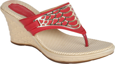 76% OFF on Niremo Red Stunning Synthetic Leather Wedges 76% OFF on Niremo Red Stunning Synthetic Leather Wedges