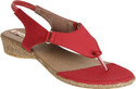 50% OFF on Indulgence Maroon Sandals Flats