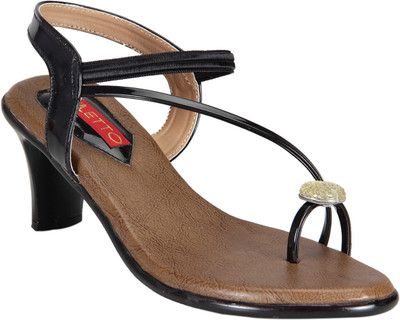 64% OFF on Stiletto Leather Heels