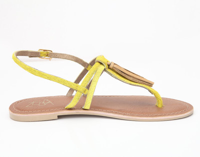 45% OFF on Zebba Kerry Leather Flats