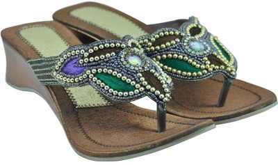 63% OFF on Diovanni Leather Wedges 63% OFF on Diovanni Leather Wedges