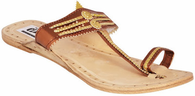 33% OFF on Pietaan Kolhapuri Leather Flats 33% OFF on Pietaan Kolhapuri Leather Flats