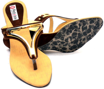 58% OFF on Vogueguys Brown Sliper Wedges