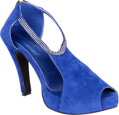 Soft & Sleek Blue Strap Girls Heels Soft & Sleek Blue Strap Girls Heels