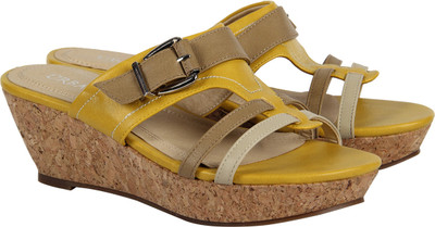 55% OFF on Urbane 7132-A2-YELLOW Wedges