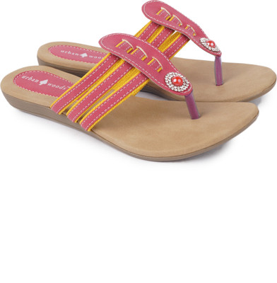 66% OFF on Urbanwoods Pink Flats