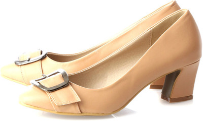 31% OFF on Vero Couture Buckled Toe Pumps Leather Heels