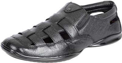 49% OFF on Auburn Leather Sandals