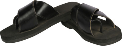 Panlin Black Colorway Leather Sandals