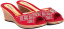 MaySun Red Slip-On Wedges MaySun Red Slip-On Wedges
