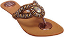 20% OFF on Ajanta Brown Flats