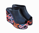 37% OFF on Chalk Studio Pixel Pop Leather Wedges
