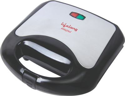 Â Lifelong 105 Waffle Maker (Black, Stainless Steel)