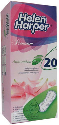 Helen Harper Premium Anatomical Aloe Gel Action Daily Pantyliner Pack of 1
