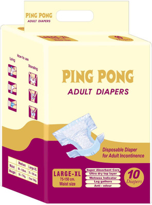 36% OFF on Ping Pong Diaper Sanitary Pad Pack of 10 36% OFF on Ping Pong Diaper Sanitary Pad Pack of 10