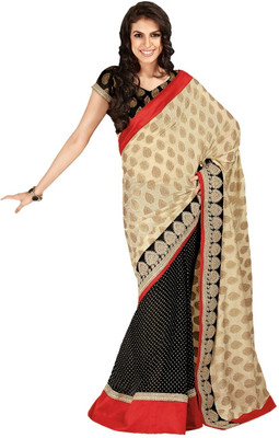 67% OFF on Bhavi Solid Fashion Chiffon Sari 67% OFF on Bhavi Solid Fashion Chiffon Sari
