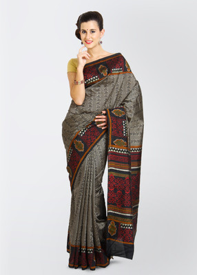 Urban Vastra Printed Art Silk Sari