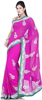 1% OFF on Chhabra 555 Solid Chiffon Sari 1% OFF on Chhabra 555 Solid Chiffon Sari