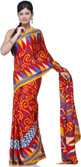 Chhabra 555 Printed Crepe Sari Chhabra 555 Printed Crepe Sari